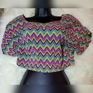 Self Esteem Crop Top Size Small